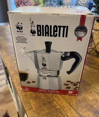 Bialetti Moka Express Italian Espresso Coffee Maker 6 Cup 270ml 9.1oz