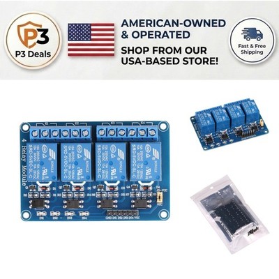 Compact 5V Relay Interface Board for DIY Electronics Projects   10A Current