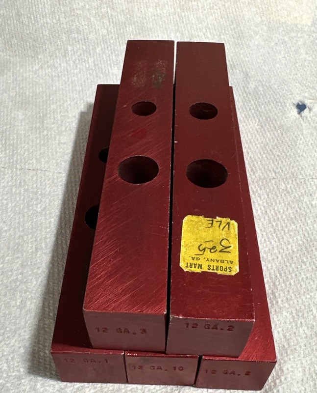 Lot Of 5 Shot Charge Bars 12 Gauge ( One Price Gets All 5 )
