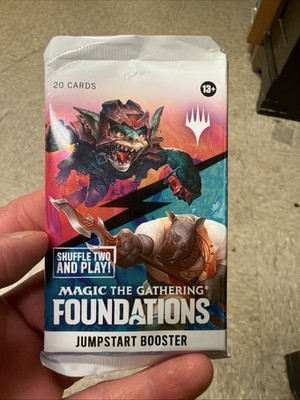 Magic: The Gathering Foundations  Jumpstart Booster Pack Open never use to play 