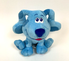 BLUE'S CLUES  YOU Nickelodeon BLUE Plush Puppy Dog 7" Embroidered Eyes 2020