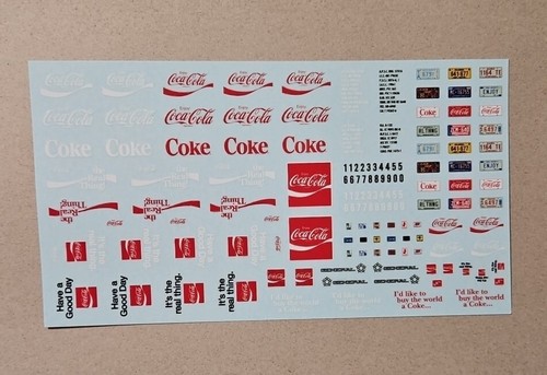 AMT 1/25 GMC GENERAL COCA-COLA TRUCK TRACTOR DECAL SHEET | eBay