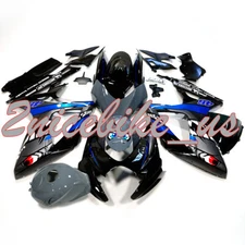 Gray Shark ABS Tank Cover Fairings Kit For Suzuki GSXR600 GSXR750 2006-2007