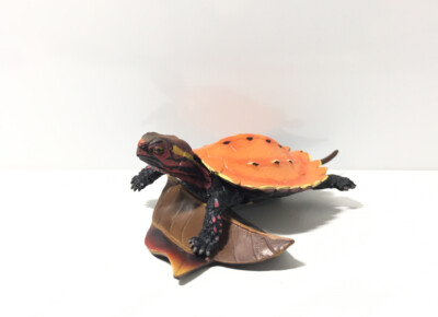 Kaiyodo Natural Monuments Ryukyu black-breasted Leaf Turtle figurine Figure RARE