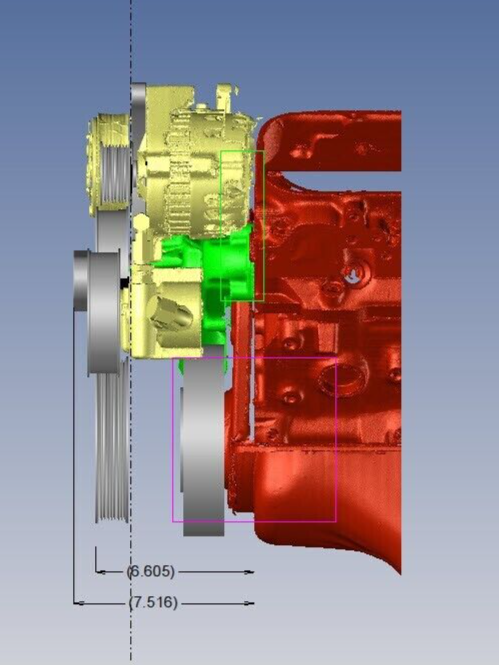 Aluminum Block ICT Billet BBC Billet Alternator Bracket Adjustable LWP Big Block Chevy Long Aluminum 396 402 409 427 454 502 V8 Eight Cylinder Designed &amp; Manufactured In The USA 551663 Water Pump Kit