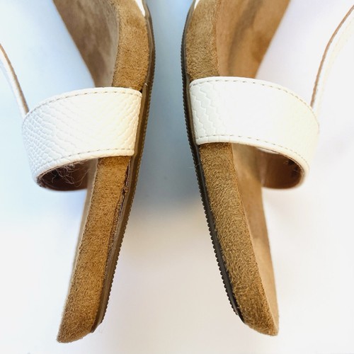 Style&co.Sandal Mulán White Women Wedge Ankle Strap Comfort Casual Size.9.5 M - Picture 10 of 11