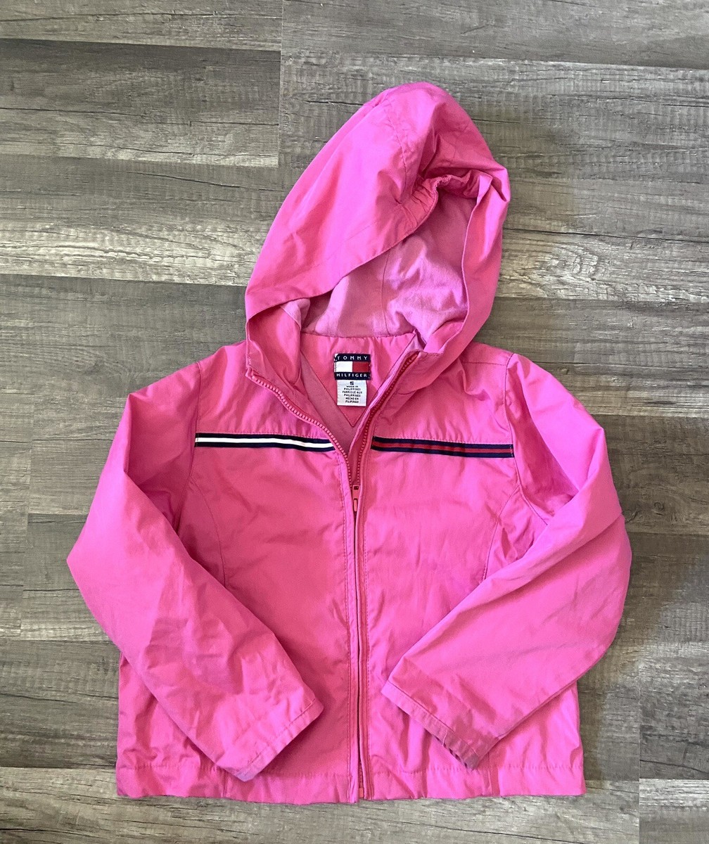 Girls Tommy Hilfiger Zip up Jacket Windbreaker Size