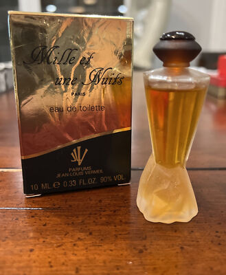 Adnan Akbar Mille et une Nuits EDT (.33oz/10ml) Vintage Splash Mini *NEW w/ BOX*
