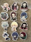 Lot Of 12  Anime Demon Slayer Figure Plastic Pins Set — photo 2