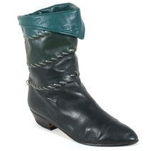 Stivali da donna stivali in pelle stivali vera elegante vera pelle vintage bo...