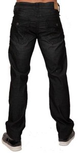 true religion black corduroy pants