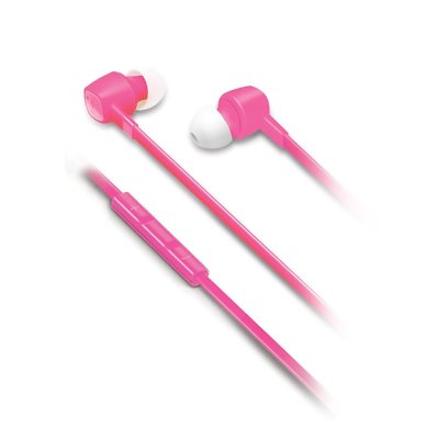 iLuv IEP386PNK JetTurbo High-Performance Earphones with SpeakEZ Remote-Pink