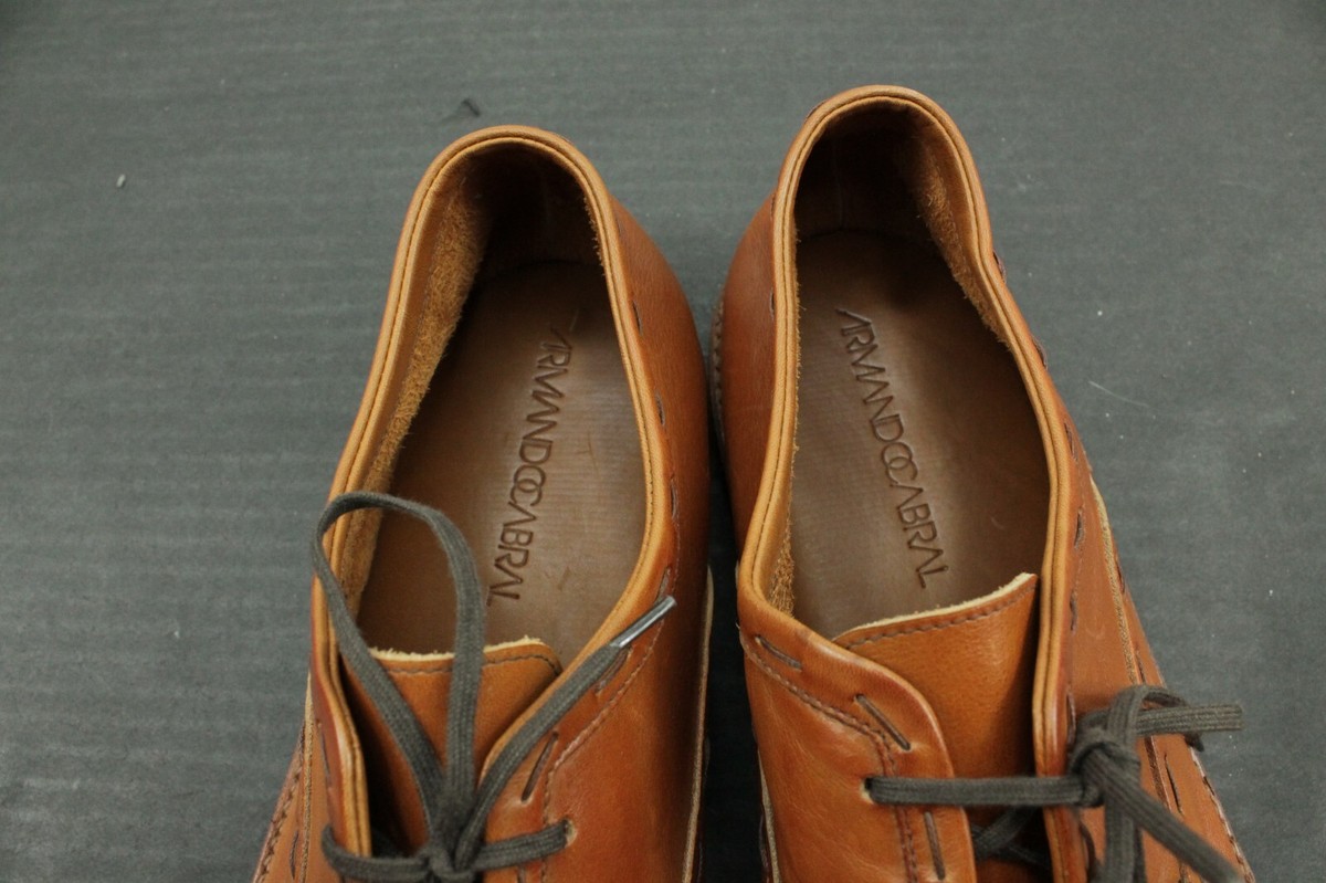 Armando Cabral Brown Leather Leonard Derby Shoes Men display picture 1