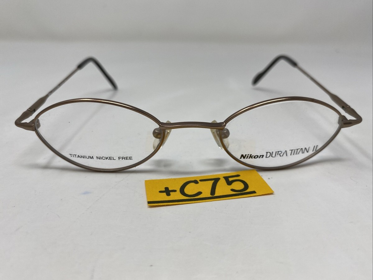 Nikon DURA TITAN II DT4612 0365 46-20-135 Brown Full Rim