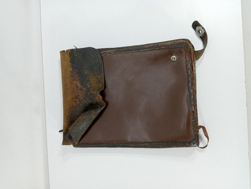 Army Military Officer Leather Map Bag Case Tablet Planshet Collectible USSR Old - Picture 6 of 19