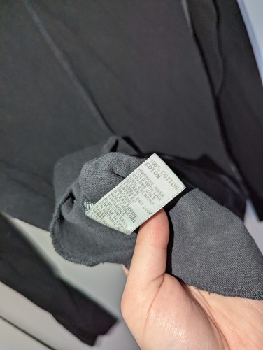 Polo donna manica lunga James Perse taglia 3 nera maglia cotone - Foto 12 di 13