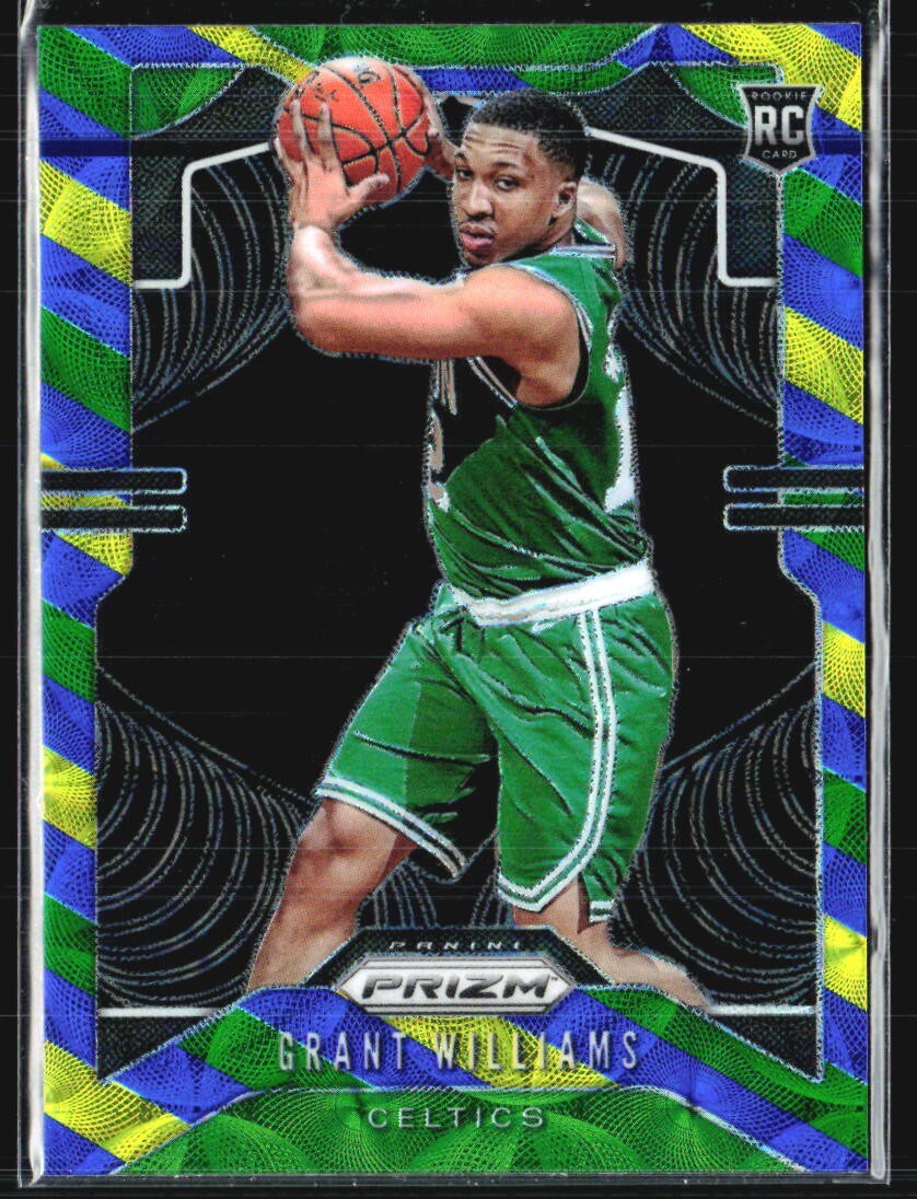 2019-20 Panini Prizm - Rookie #267 Grant Williams (RC) Green Yellow Blue Choice