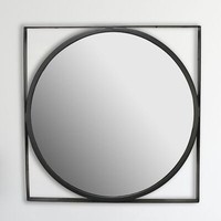 Wandspiegel Finebuy Flurspiegel Rund Metall 54X54 Cm Spiegel HäNgespiegel