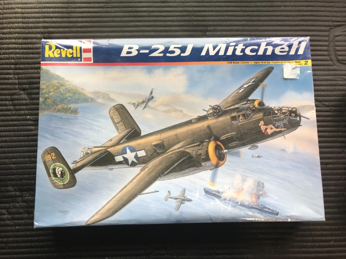 Maquette Monogram 1/48 B-25J Mitchell - Kit Avion Neuf, échelle 1:48, Référence 15512