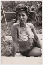Echtes Original 1960er Bikinischönheit SNAPSHOT