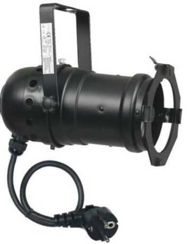 PAR 30 Spot Schwarz mit E27 Fassung und Stecker - PAR Can Scheinwerfer Spotlight - Bild 1 von 5