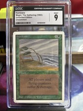 MTG Hurricane - 1993 Unlimited Edition - CGC Mint 9
