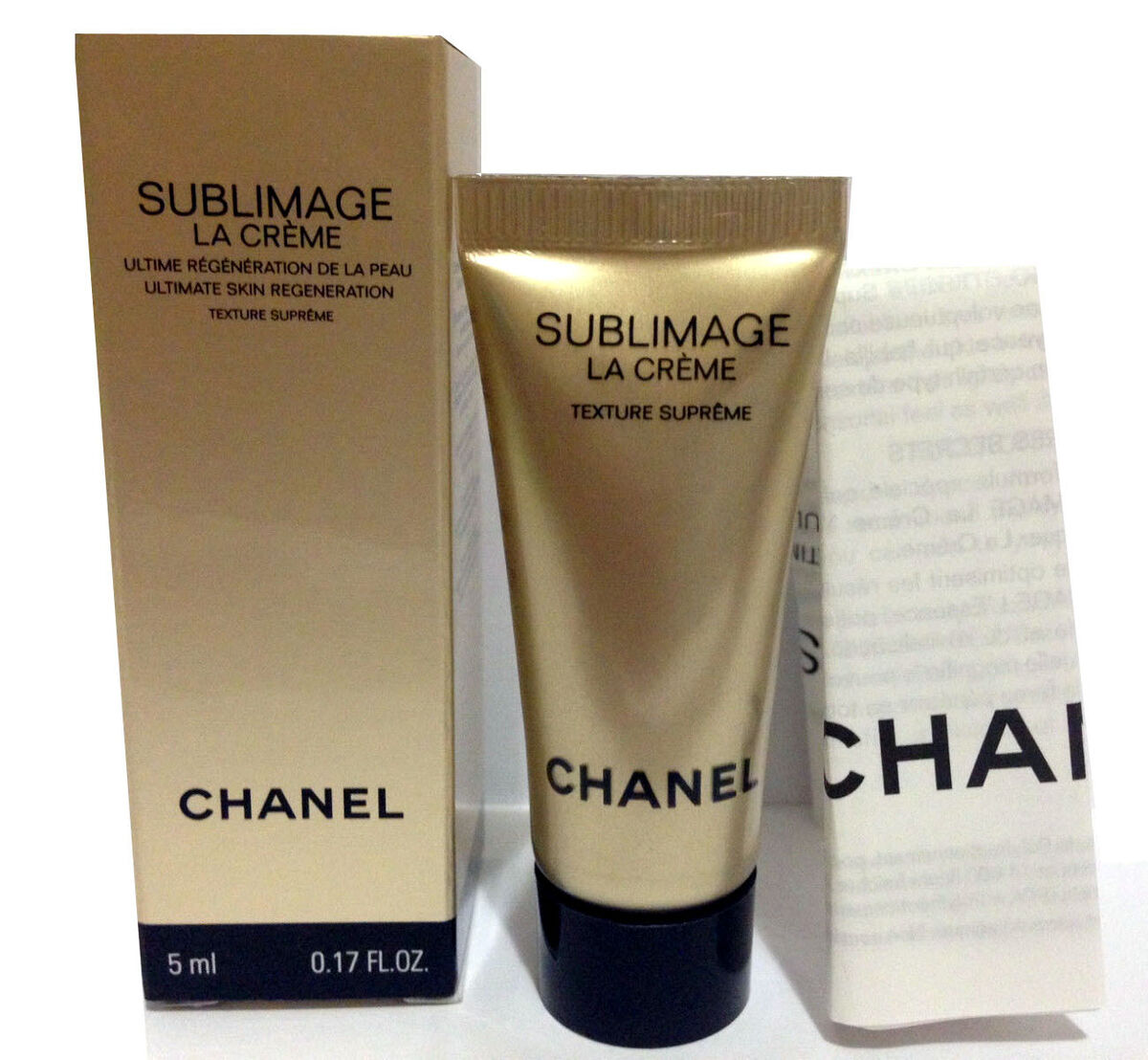 Chanel Sublimage La Creme .17 oz/ 5ml Ultimate Skin Regeneration Texture  Supreme