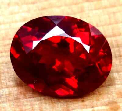 Natural Red Ruby 28.6 Ct Mozambique Faceted Oval Cut Certified Loose Gemstone