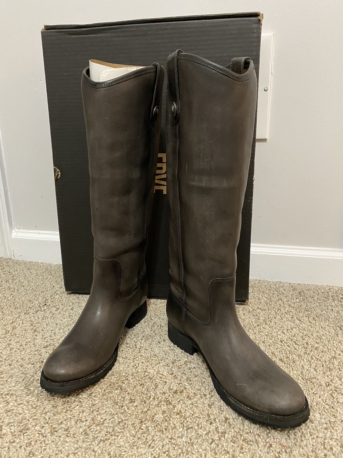 Melissa Button Lug Tall Knee High Boot 