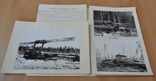 Tractor Jaw Timber Loader LT-65V Logging Factory Photo USSR Soviet - Picture 3 of 3