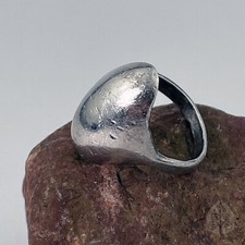 Artisan Crafted Sterling Silver Ring Brutalis...