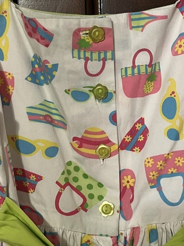 Maggie & Zoe Girls Purse Swimsuit Hats Sunglasses Sundress Dress 6X EUC - Picture 3 of 8