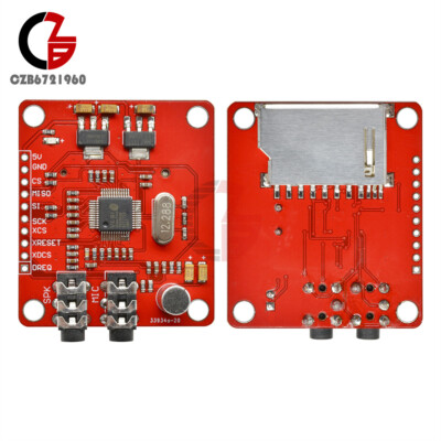 VS1053 MP3 Module & SD card slot VS1053B Ogg real-time recording for Arduino