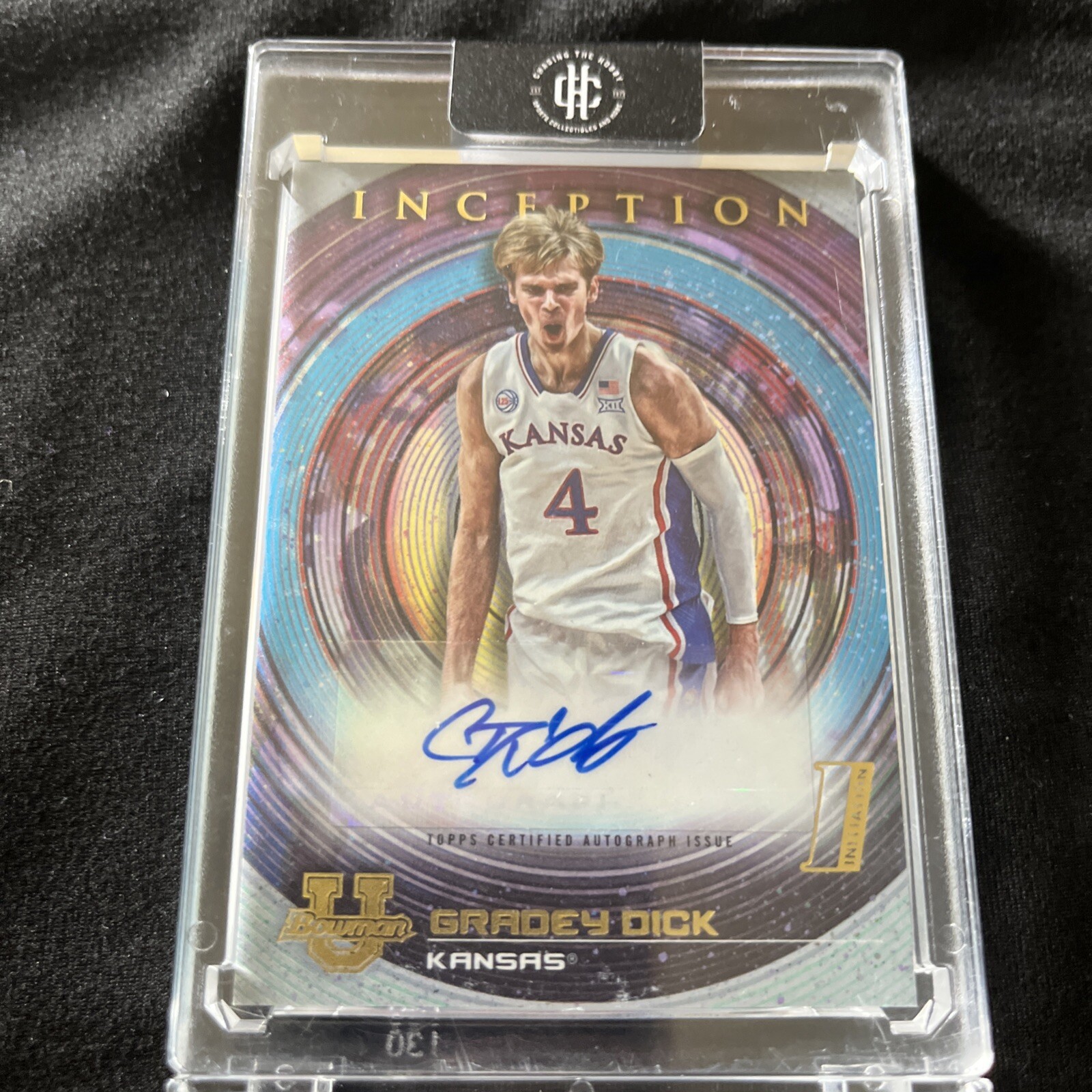 2022-23 Bowman University Inception #BIA-GD Gradey Dick Base Autographs