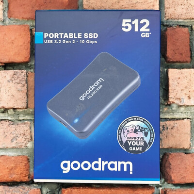 SSD Festplatte 512 GB ** USB 3.2 Gen2 ** 10 Gbps   Goodram HL100 *TOP*
