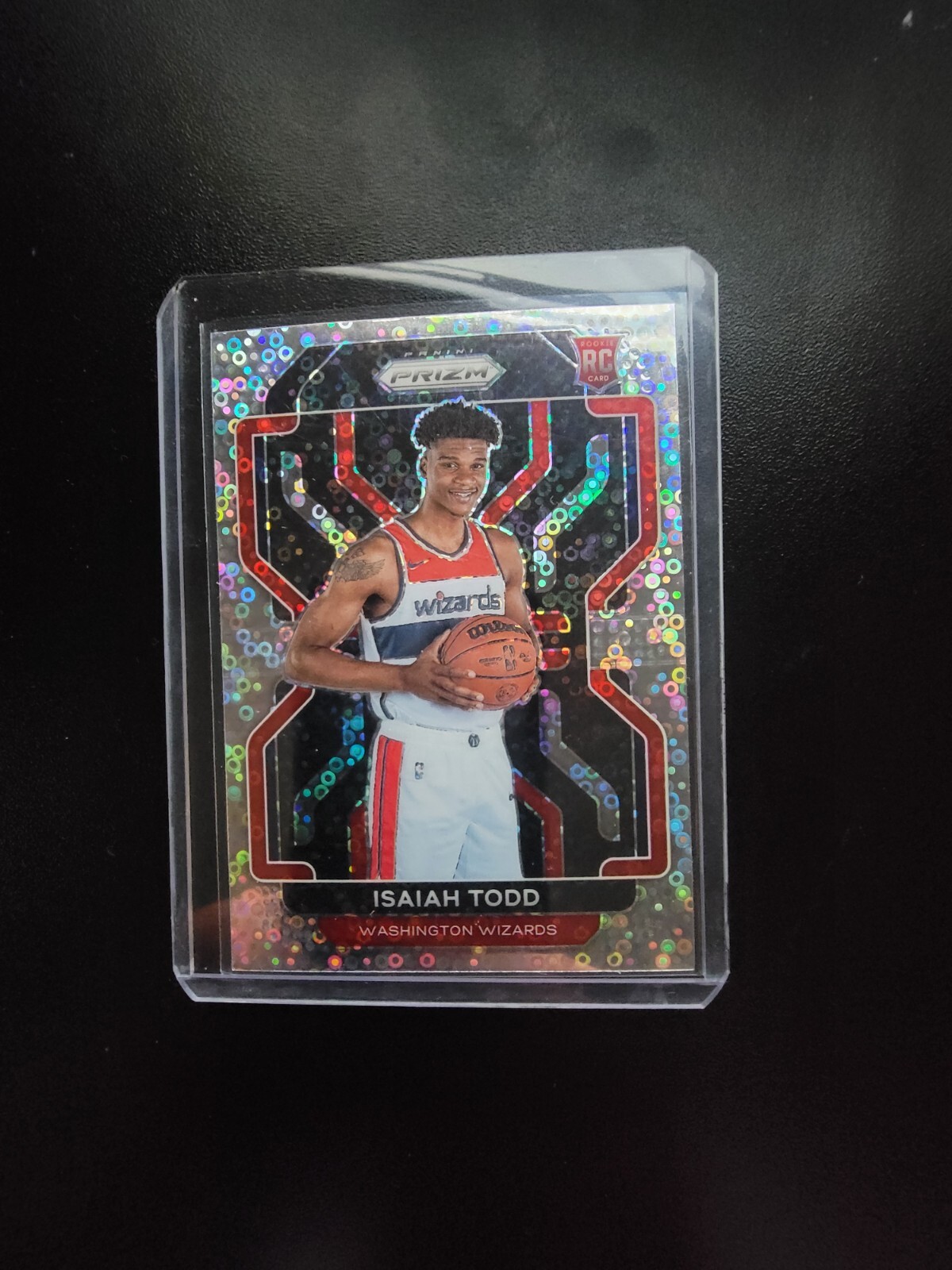 ISAIAH TODD 2021-22 FAST BREAK #299 RC ROOKIE SILVER DISCO PRIZM
