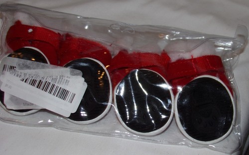 Botas de invierno rojas para perro cachorro impermeables suelas antideslizantes XS nuevos zapatos para mascotas - Imagen 2 de 6