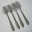 OneidaCraft-Tempo-Design-Stainless-Oneida-Dinner-Fork-Ribbed-1994-Spoon-Lot-of-8