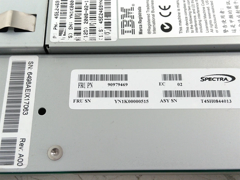 IBM 45E1557 45E2469 TO 4 Ultrium 4-H SCSI Encryption Enabled Tape Drive Module - Image 3 of 4