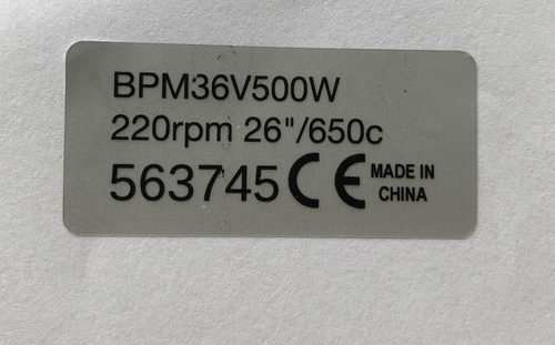 ebike 2x motor sticker 500w legal for 