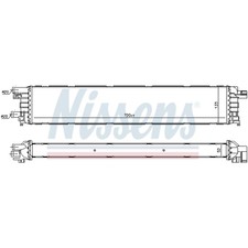 Ladeluftkühler Turbokühler LLK NISSENS für Audi A4 Avant 8K5 B8 A6 4G5 C7