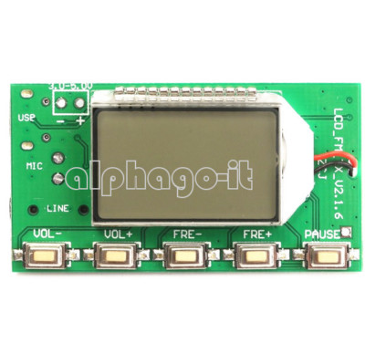 1 Stück DSP PLL 87-108MHz Digital Funk Mikrofon Stereo FM Transmitter Modul-