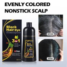Hair Dye Shampoo 3 in 1 Hair Shampoo Instant Hair Dye Herbal Ingredients