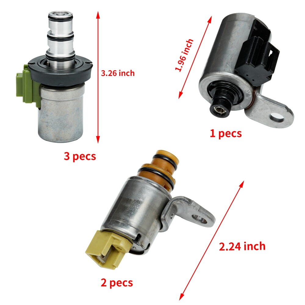 Set of 6 Transmission Solenoid Kit For 2002-2012 Mazda 3 5 6 CX-7