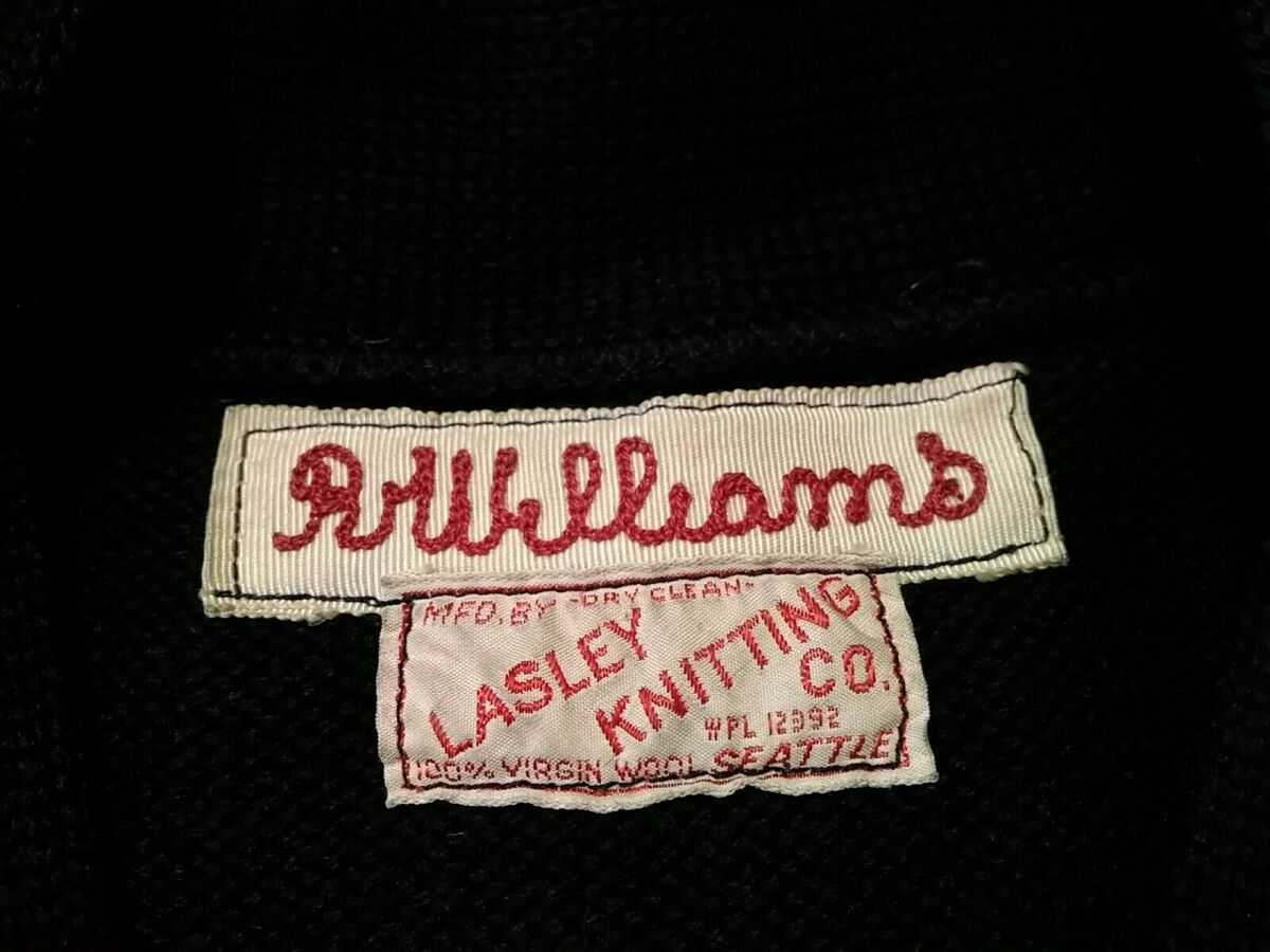Lasley Knitting Co Vintage Letterman Sweater Men's Medium Lasley Knitting Co Vintage Letterman Sweater Men's Medium