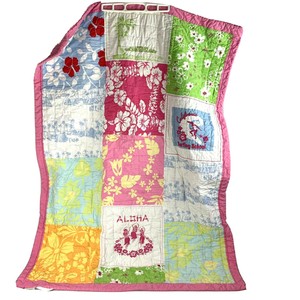 pottery barn pink bedding