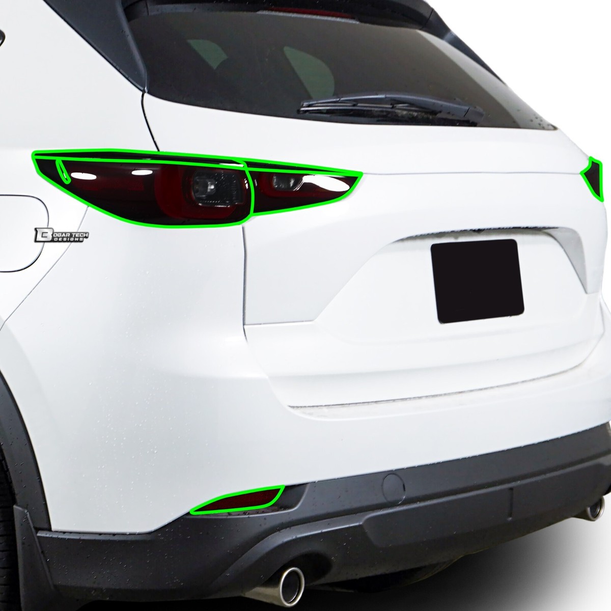 film style tint マークX130後期 5% Fits Mazda CX-5 22-25 Taillight Tail Light Precut Smoked PPF Tint
