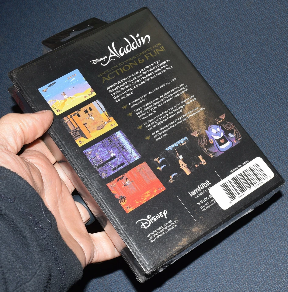 ALADDIN SEGA GENESIS LEGACY CARTRIDGE COLLECTION LIMITED EDITION 850971008587 - Image 2 of 2