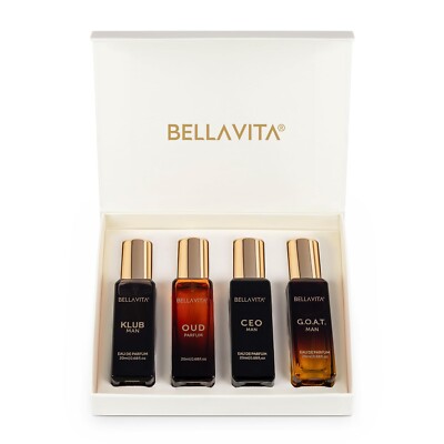 Bella Vita Luxury Man Perfume Gift Set x 20 ml for Men Long