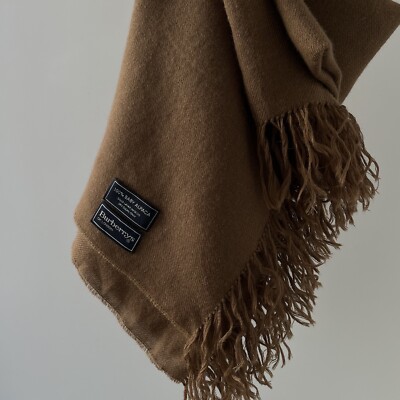 burberry of london vintage beige huge scarf baby alpaca wool